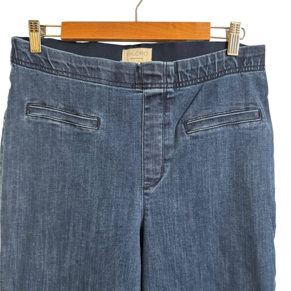 Pilcro High-Rise Pull-On Retro Flare Jeans Size 32 - Picture 5 of 7